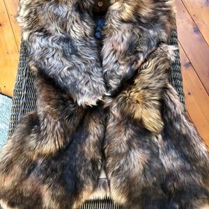 Ralph Lauren lamb fur vest...